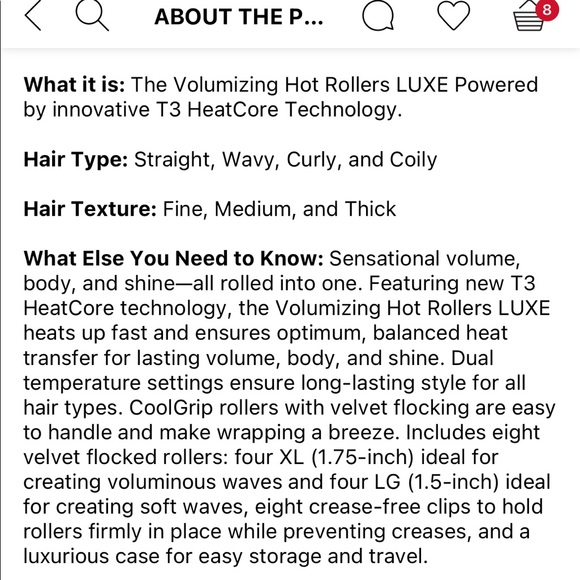 T3 Volumizing Hot Rollers used only a few times great condition - Picture 2 of 2